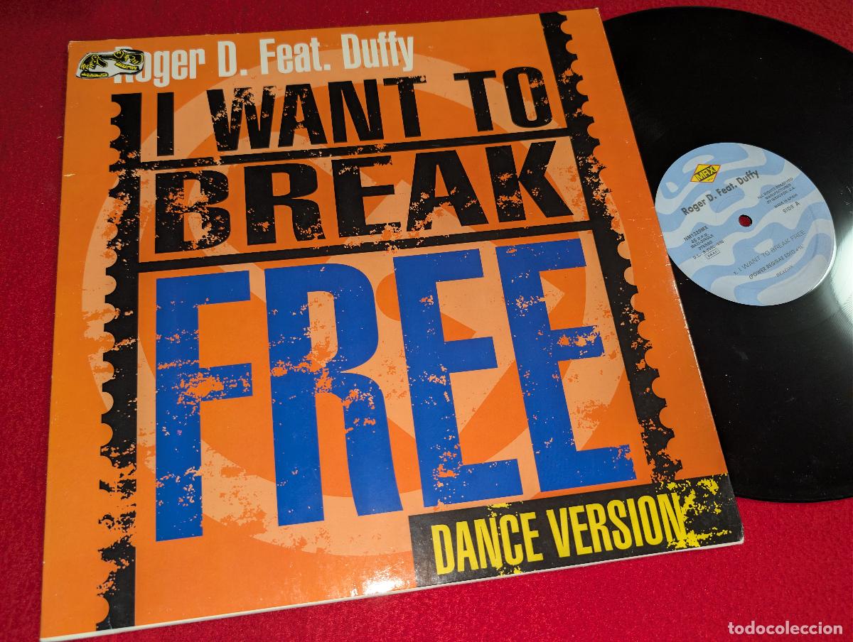 Discos de vinilo: ROGER D.FEAT. DUFFY I want to break free +2 12'' MX 1996 MAX ESPA&Ntilde;A SPAIN
