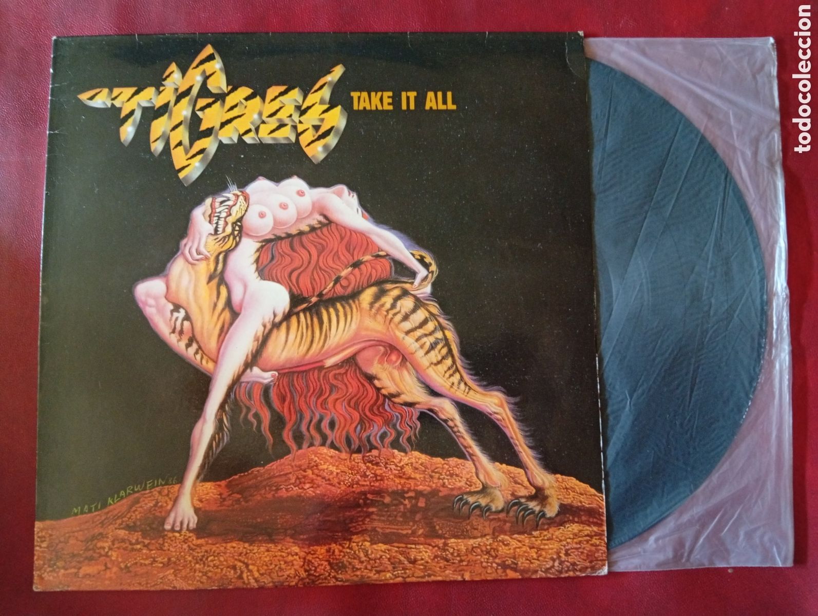 Vinyl-Schallplatten: TIGRES-Take It All 'manzano, vade retro,sangre azul, hiroshima,baron rojo, obus,santa,bruque,topo
