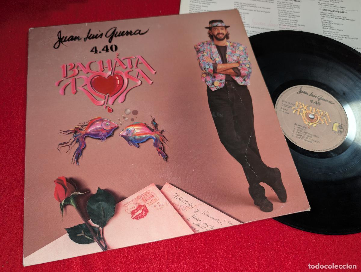 Discos de vinilo: JUAN LUIS GUERRA 4.40 Bachata Rosa LP 1990 Karen ESPA&Ntilde;A SPAIN