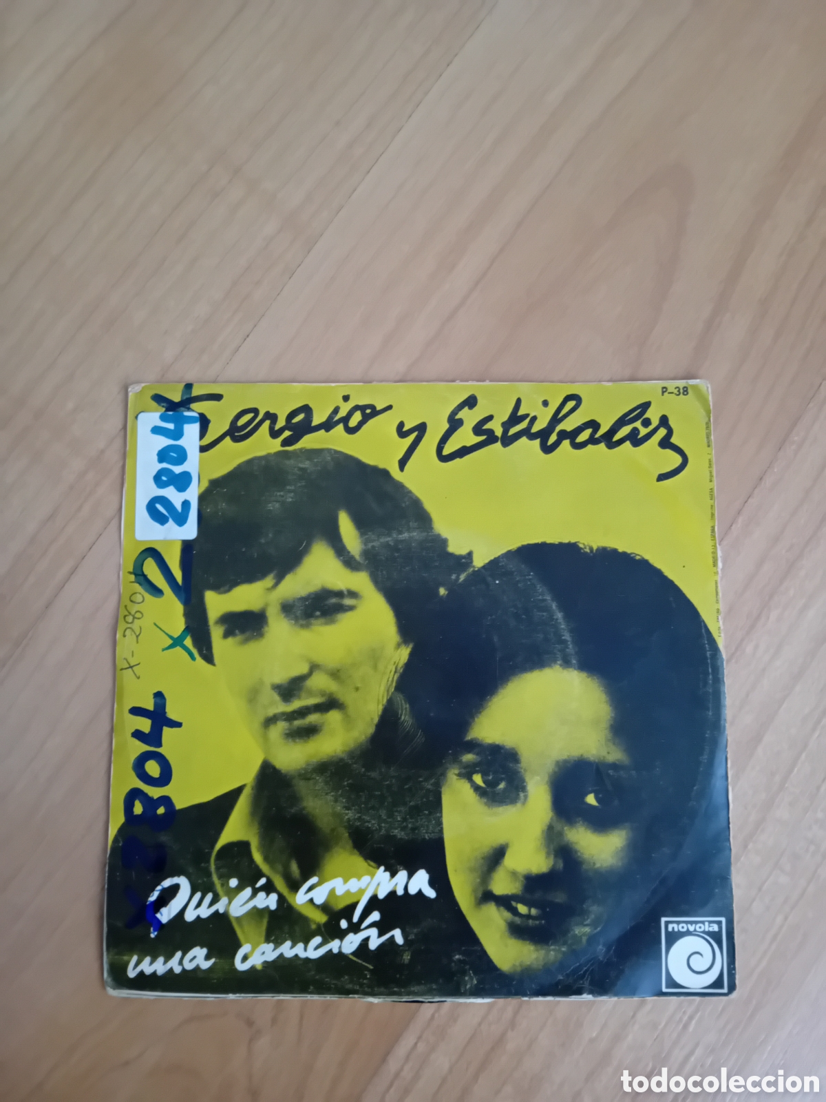 Discos de vinilo: SERGIO Y ESTIBALIZ. QUIEN COMPRA UNA CANCION - Foto 2