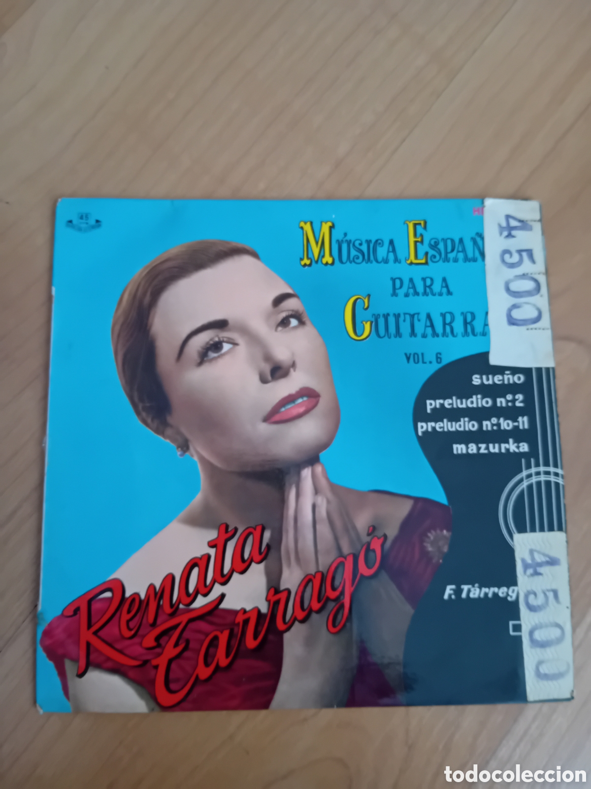 Discos de vinilo: RENATA TARRAGO. MUSICA ESPA&Ntilde;OLA PARA GUITARRA. VOL 6