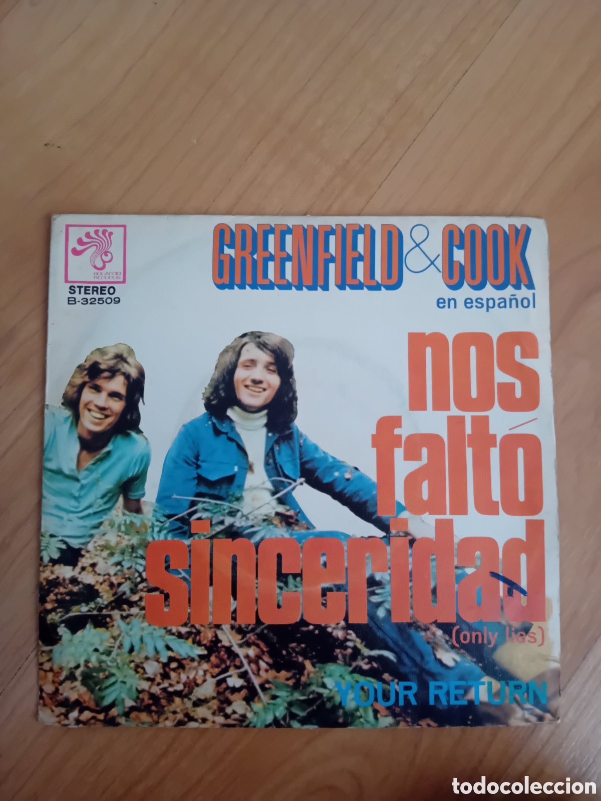 Discos de vinilo: GREENFIELD & COOK. NOS FALTO SINCERIDAD