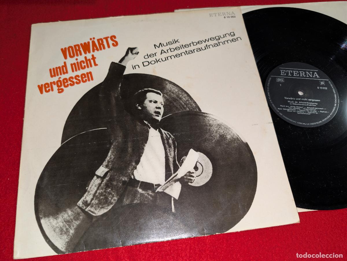 Discos de vinilo: VORWARTS UND NICHT VERGESSEN Musik Arbeiterbewegund Dojumentaraufnahmen LP 1976 GERMANY politica
