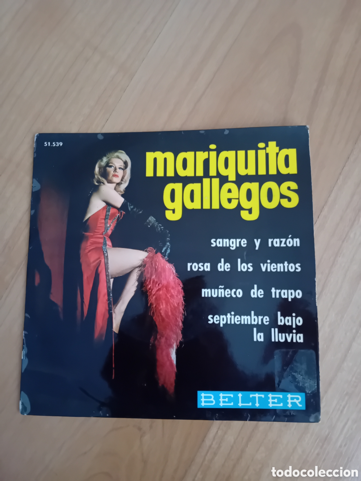 Discos de vinilo: MARIQUITA GALLEGOS. SANGRE Y RAZON