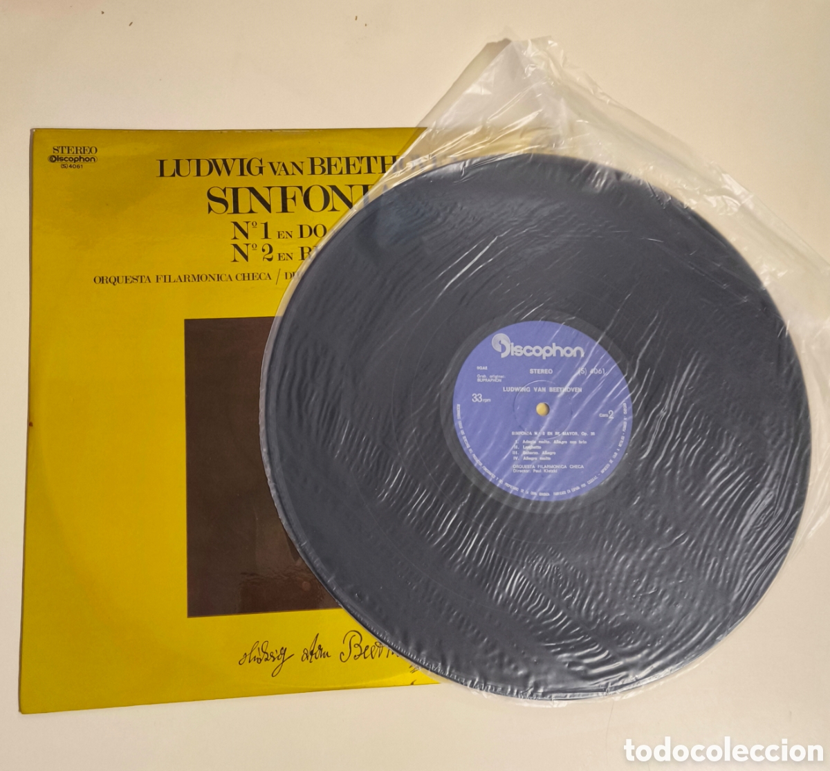 Discos de vinilo: 4 Discos vinilo Ludwig Van Beethoven - Foto 9