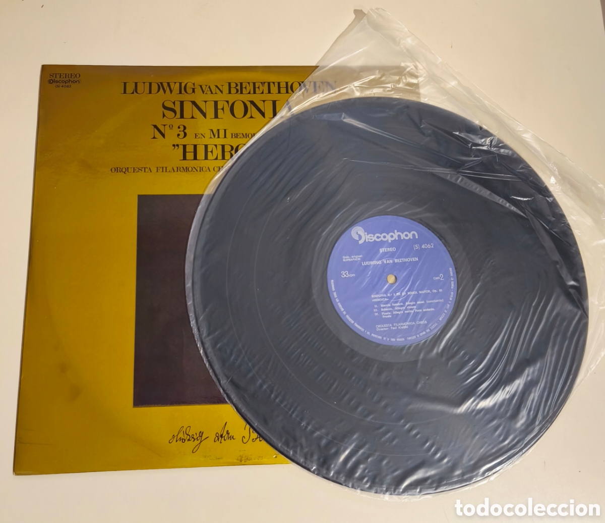 Discos de vinilo: 4 Discos vinilo Ludwig Van Beethoven - Foto 12