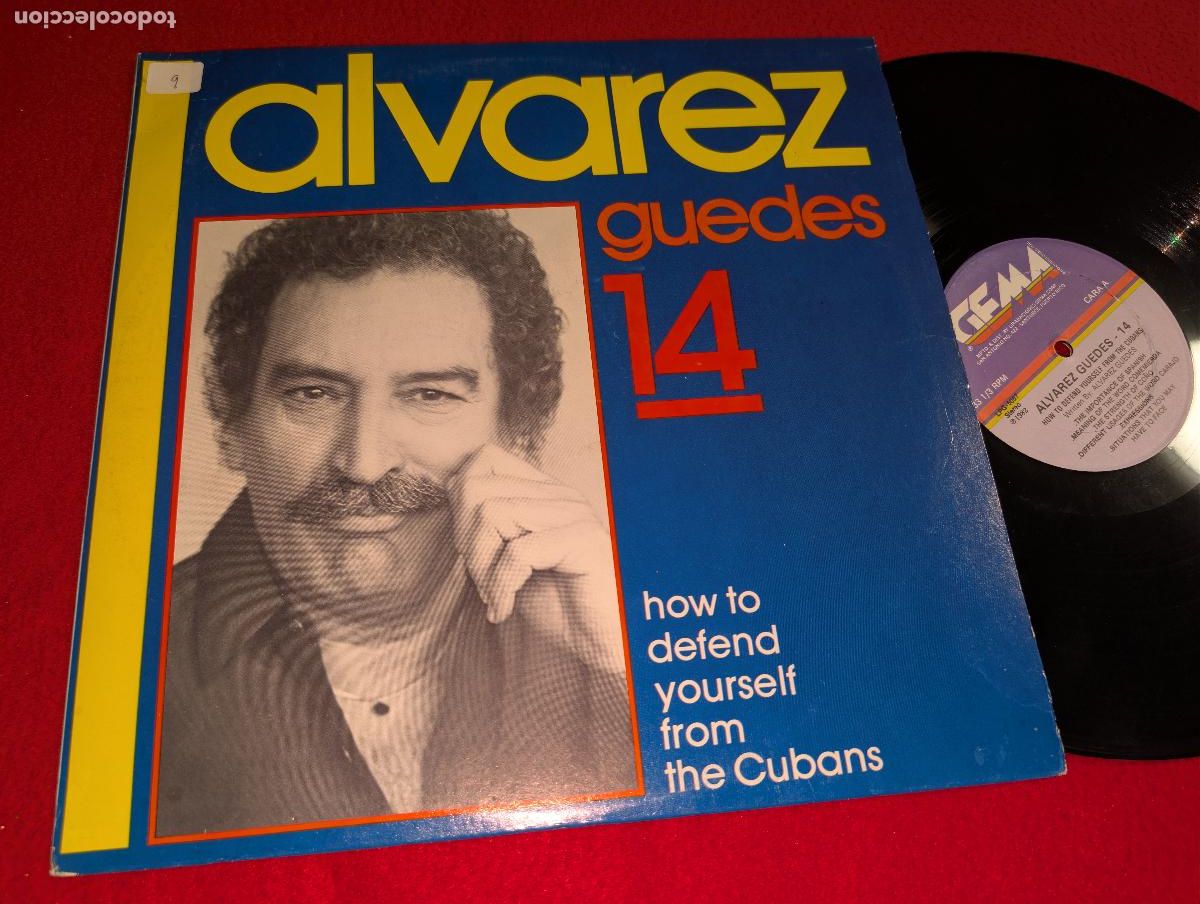 Discos de vinilo: ALVAREZ GUEDES 14 How to defend yourself from the cubans 1982 PUERTO RICO HUMOR