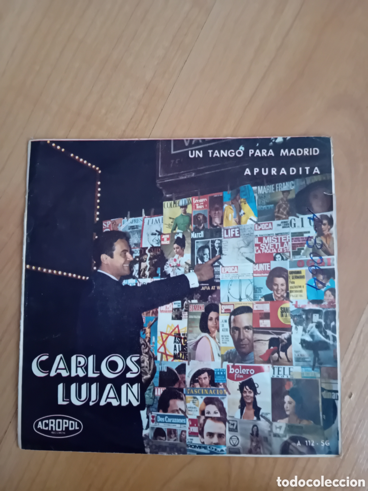 Discos de vinilo: CARLOS LUJAN. UN TANGO PARA MADRID. APURADITA