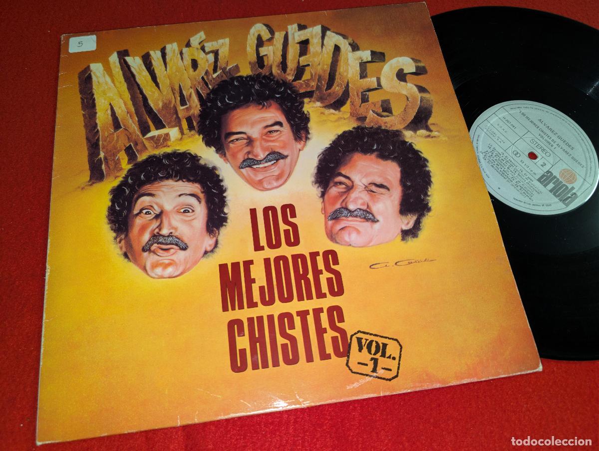 Discos de vinilo: ALVAREZ GUEDES Los mejores chistes Vol.1 LP 1986 Ariola ESPA&Ntilde;A SPAIN RARO