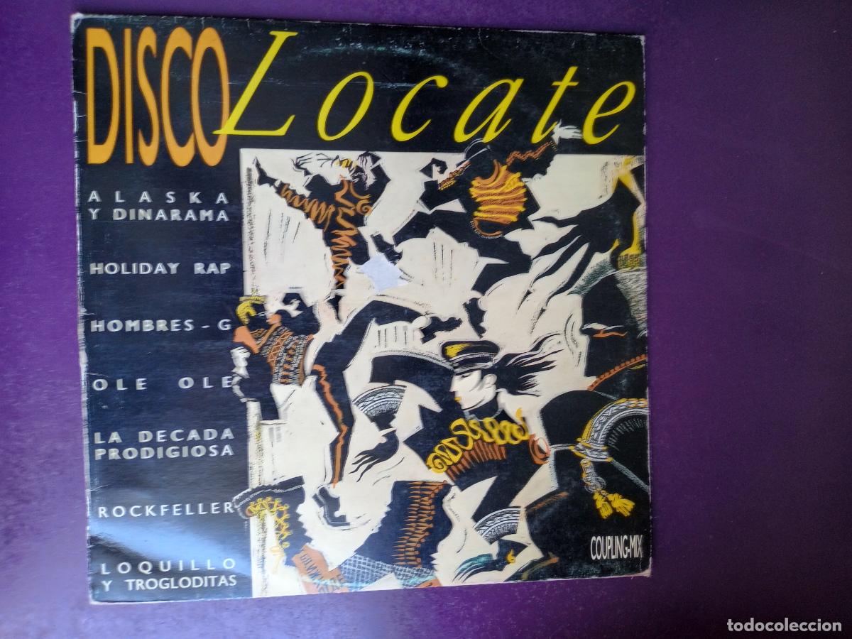 Discos de vinilo: Discol&oacute;cate - LP HISPAVOX 1986 - HOMBRES G, ALASKA DINARAMA, LOQUILLO, OLE OLE, DECADA PRODIGIOSA,