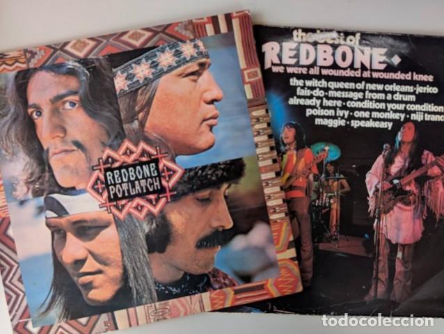 Discos de vinilo: L1341-L1342 LOTE REDBONE ROCK AMERICANO - BUEN ESTADO - 2 LP`S VINILO POTLATCH & THE BEST