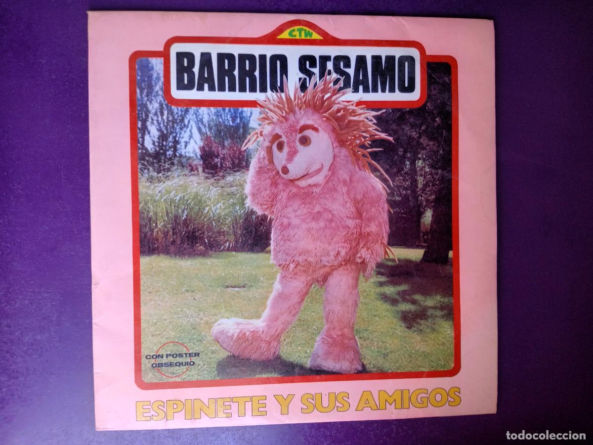 Discos de vinilo: Barrio S&eacute;samo &ndash; Espinete y Sus Amigos - LP DRO 1985 - TV INFANTIL 80'S - POCO USO, SIN POSTER