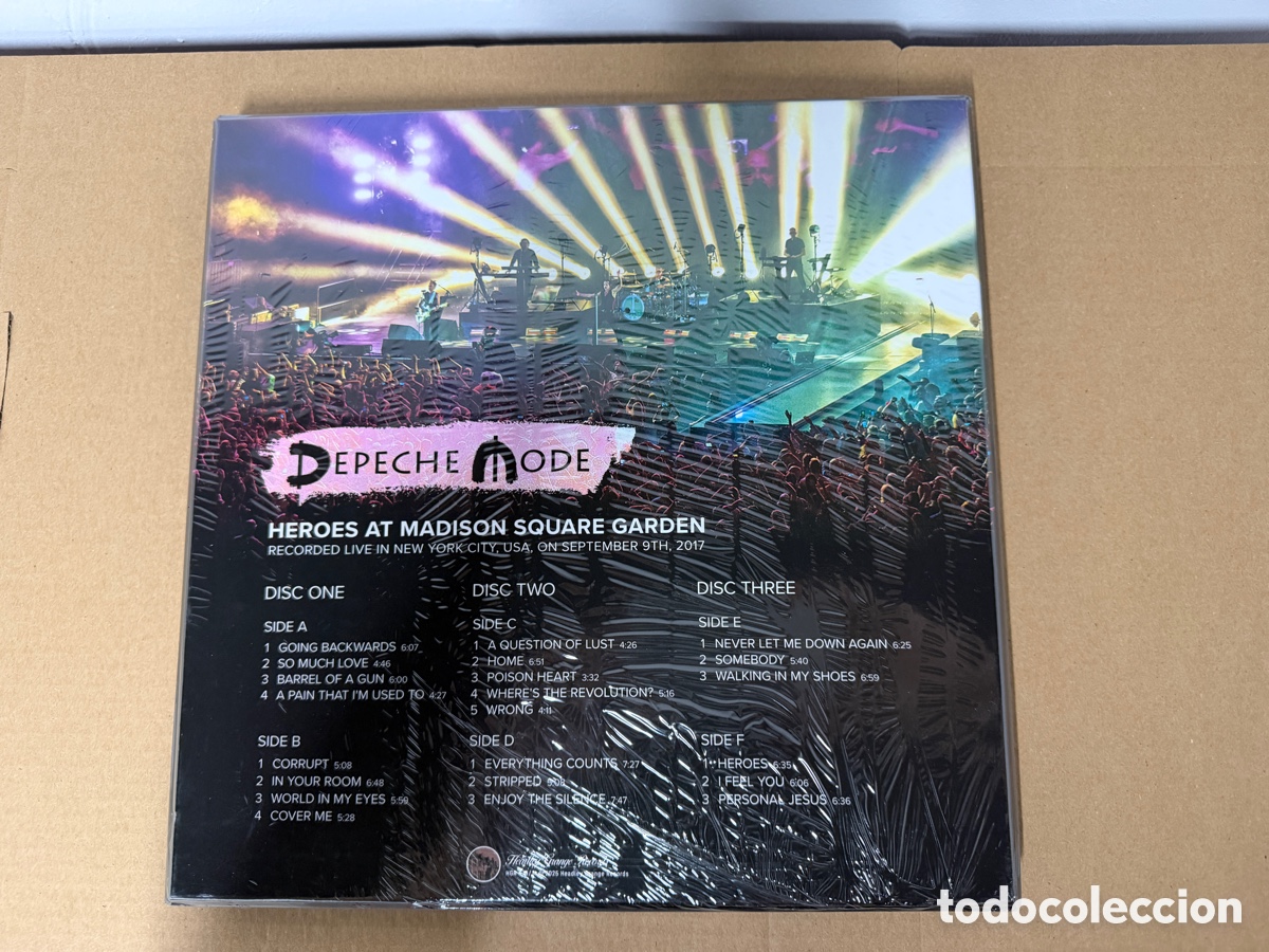 Discos de vinilo: Depeche Mode &ldquo; H&eacute;roes at Madison Square Garden&rdquo; - Foto 2