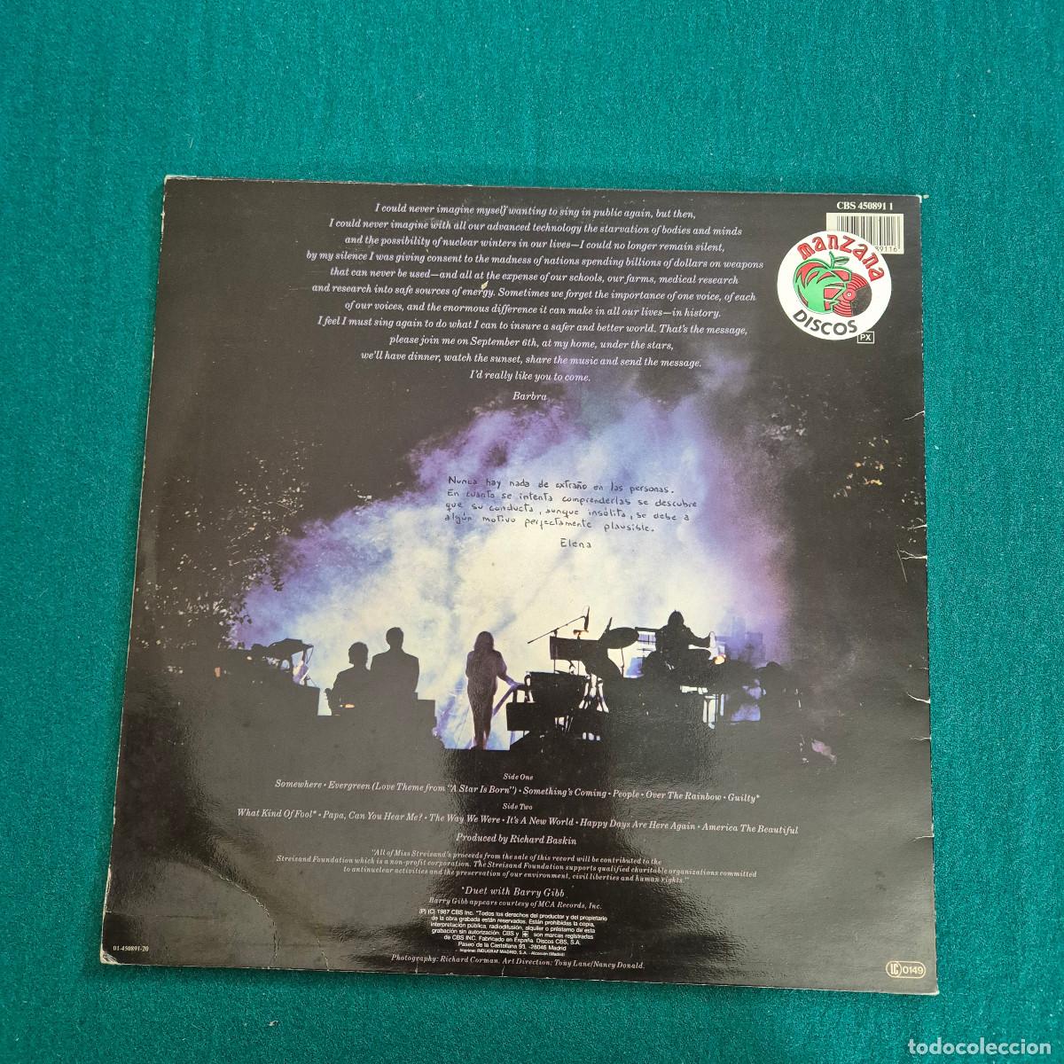 Discos de vinilo: BARBRA STREISAND &ndash; ONE VOICE - Foto 2