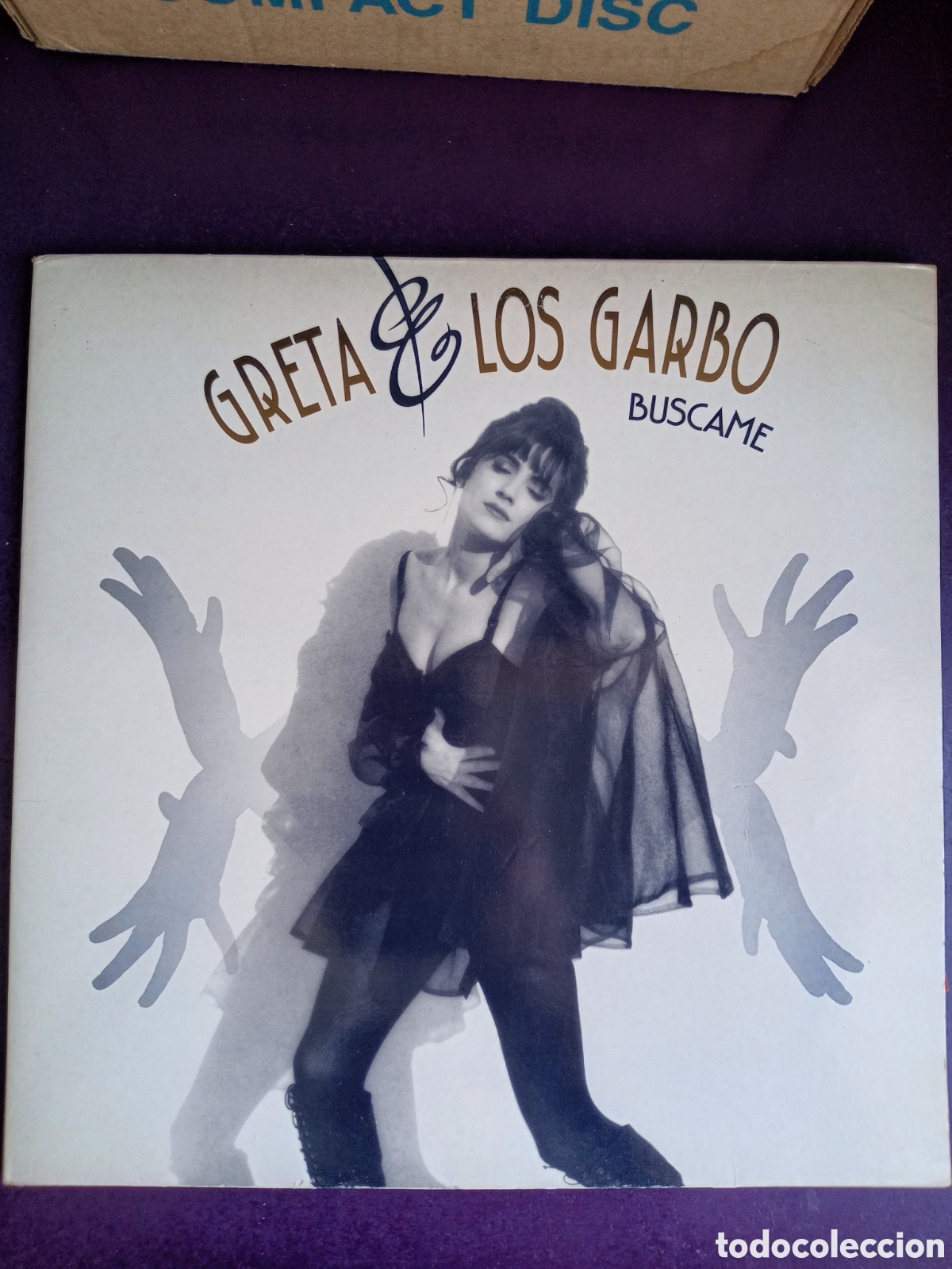 Discos de vinilo: Greta Y Los Garbo &ndash; Buscame - LP FONOMUSIC 1993, SIN APENAS USO - POP SOUL DISCO 90'S