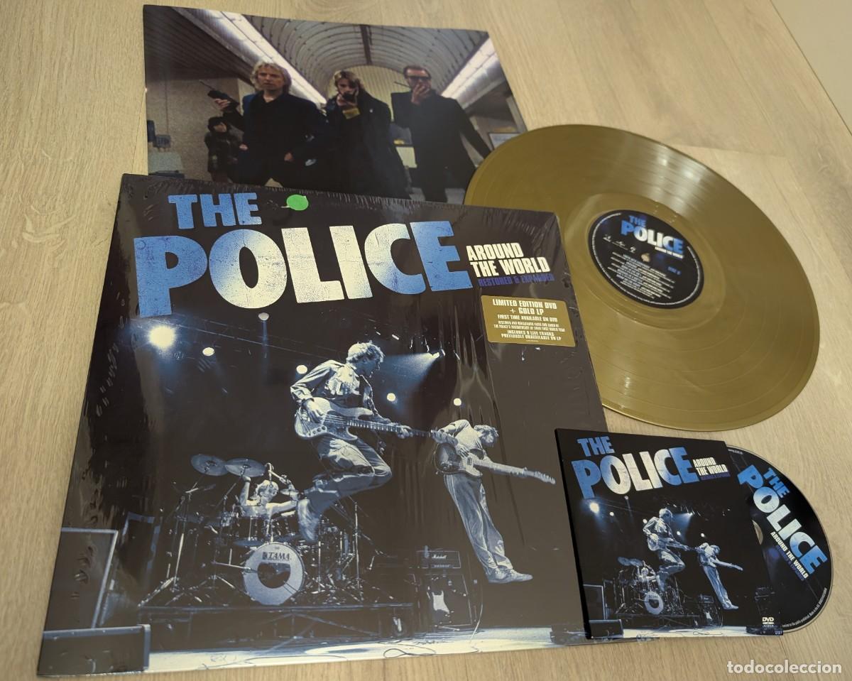 Discos de vinilo: THE POLICE - AROUND THE WORLD ( RESTORED & EXPANDED ) ..LP MUY LIMITADO - 2023 VINILO COLOR + DVD .