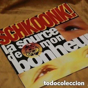 Discos de vinilo: Schkoonk&iexcl;,La source de mon bonheur, Plug it records, 1996. Edici&oacute;n francesa. - Foto 1