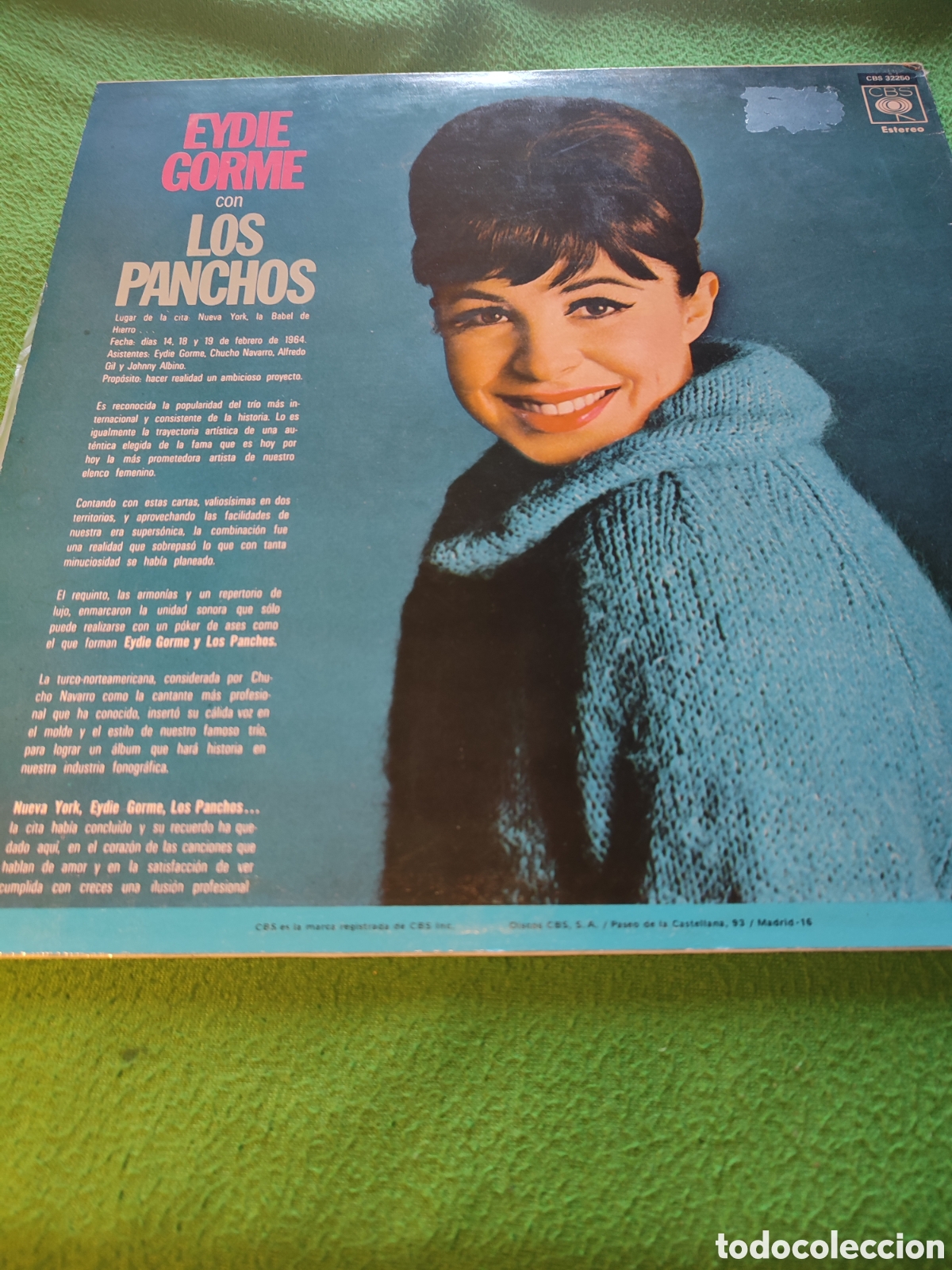 Discos de vinilo: Eydie Gorme con Los Panchos - Same - Foto 2