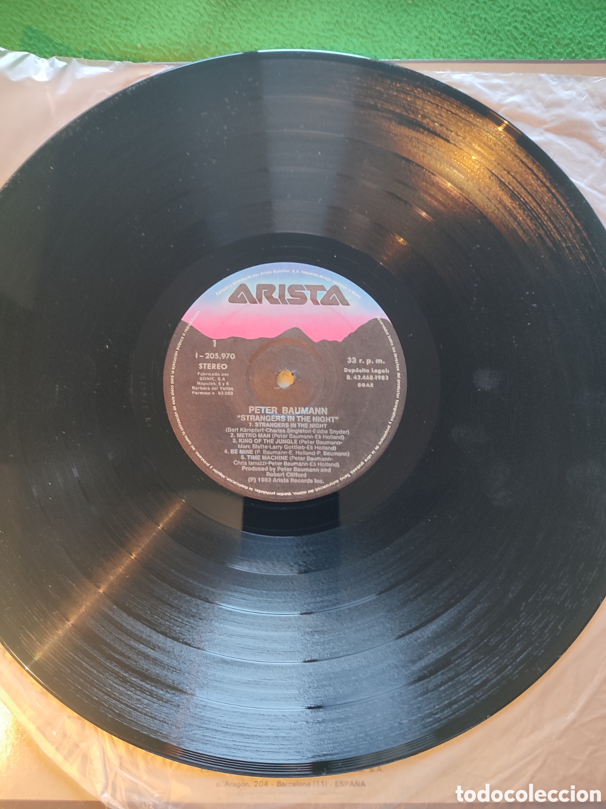 Discos de vinilo: Peter Baumann - Strangers in the night - Foto 3