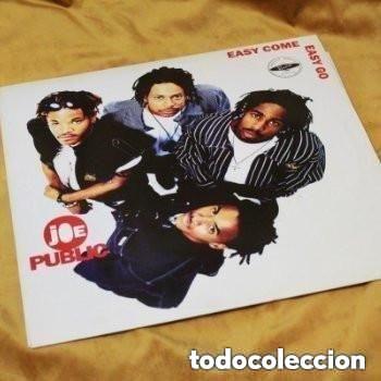 Discos de vinilo: Joe Public, Easy come easy go. 12&rdquo;. Columbia records, 1994. Edici&oacute;n USA.