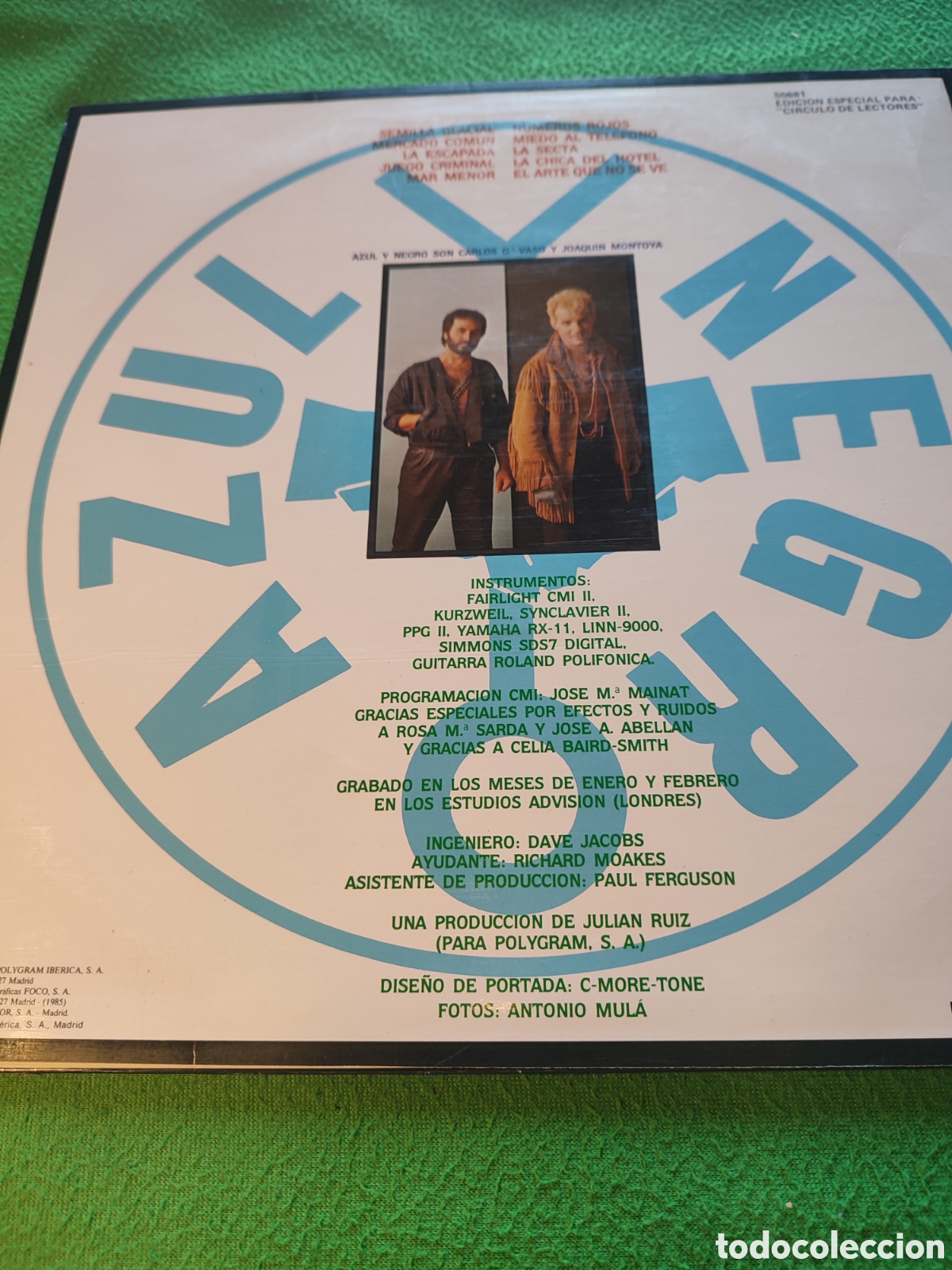 Discos de vinilo: Azul y Negro - Mercado Com&uacute;n ( E E C.) - Foto 2