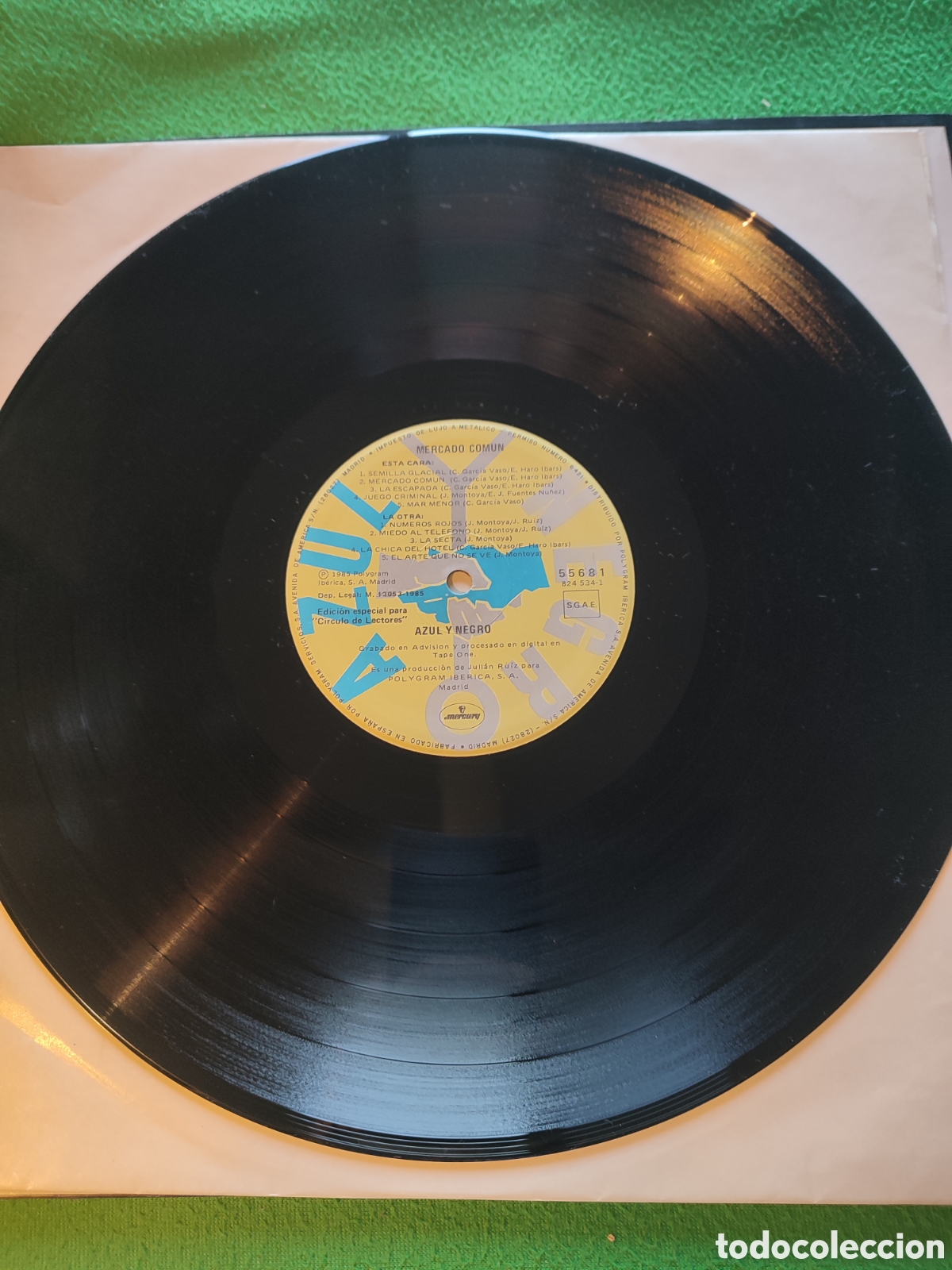 Discos de vinilo: Azul y Negro - Mercado Com&uacute;n ( E E C.) - Foto 3