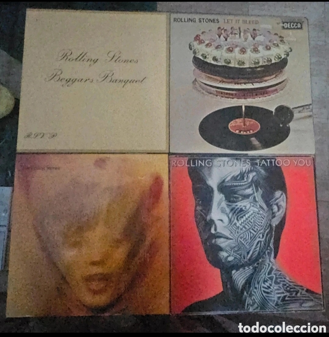 Disques de vinyle: Lote 4 Vinilos The Rolling Stones en buen estado