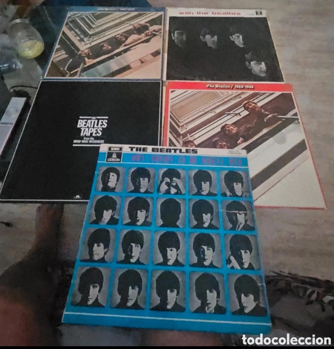 Discos de vinilo: Lote de 5 vinilos The Beatles