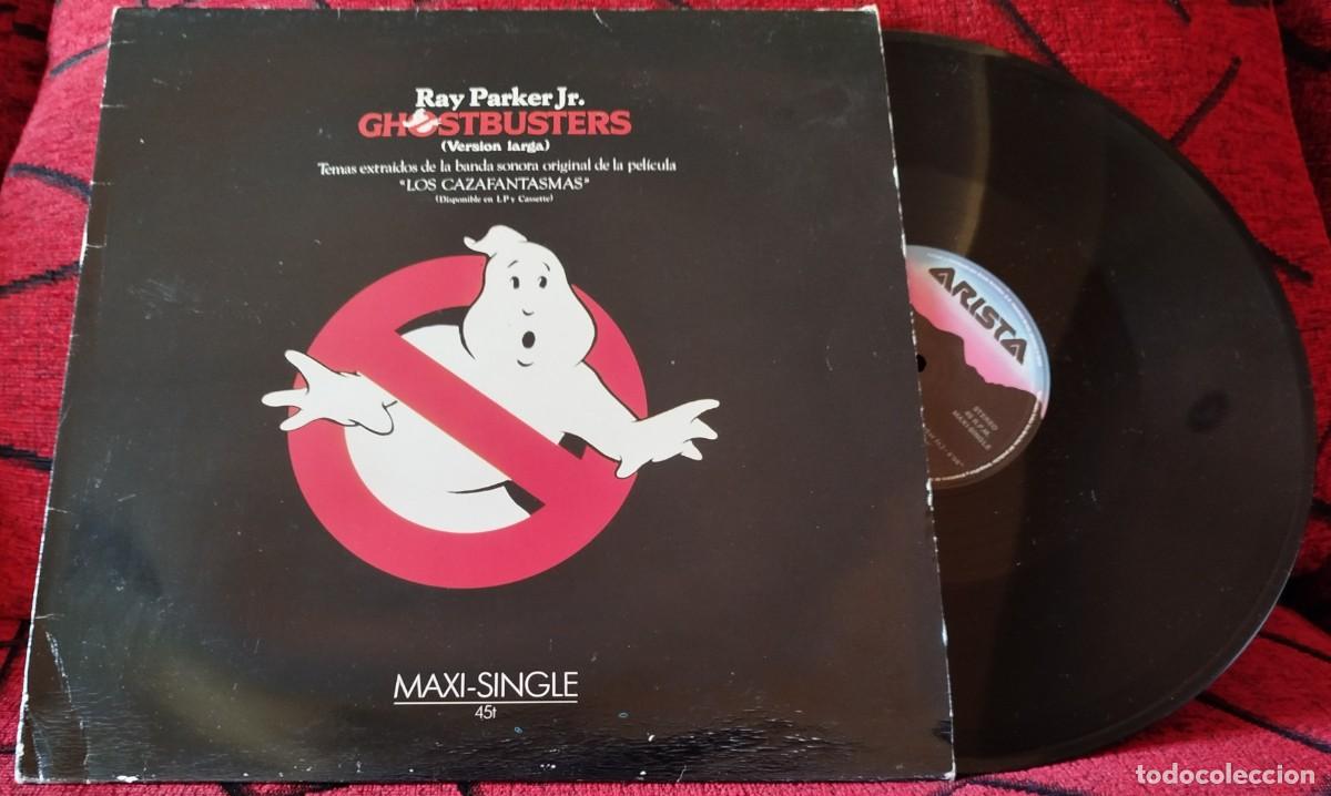 Discos de vinilo: RAY PARKER Jr. ** Ghostbusters (Los Cazafantasmas) ** MAXI SINGLE VINILO 1984