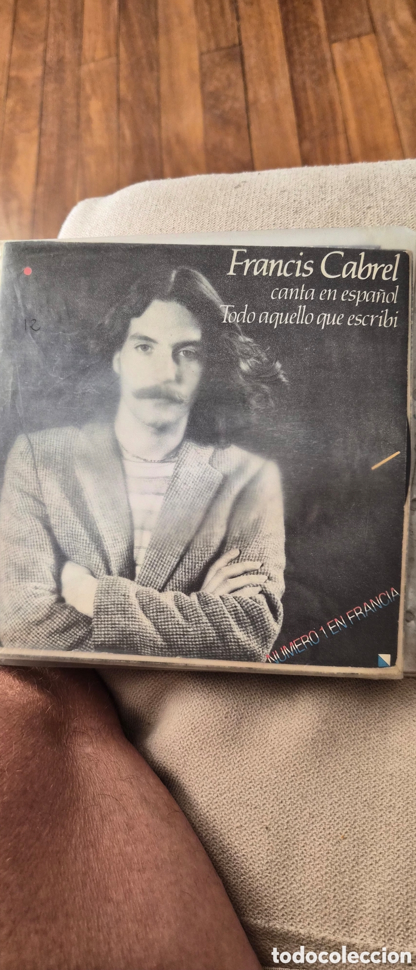 Discos de vinilo: Francis Cabrel &ndash; Todo aquello que escrib&iacute; (canta en espa&ntilde;ol)