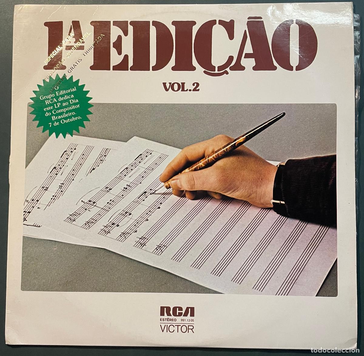 Disques de vinyle: PRIMEIRA EDI&Ccedil;AO VOL. 2 / VARIOS (PARA LISTADO VER FOTOS) / LP RCA 1976 / BRASIL
