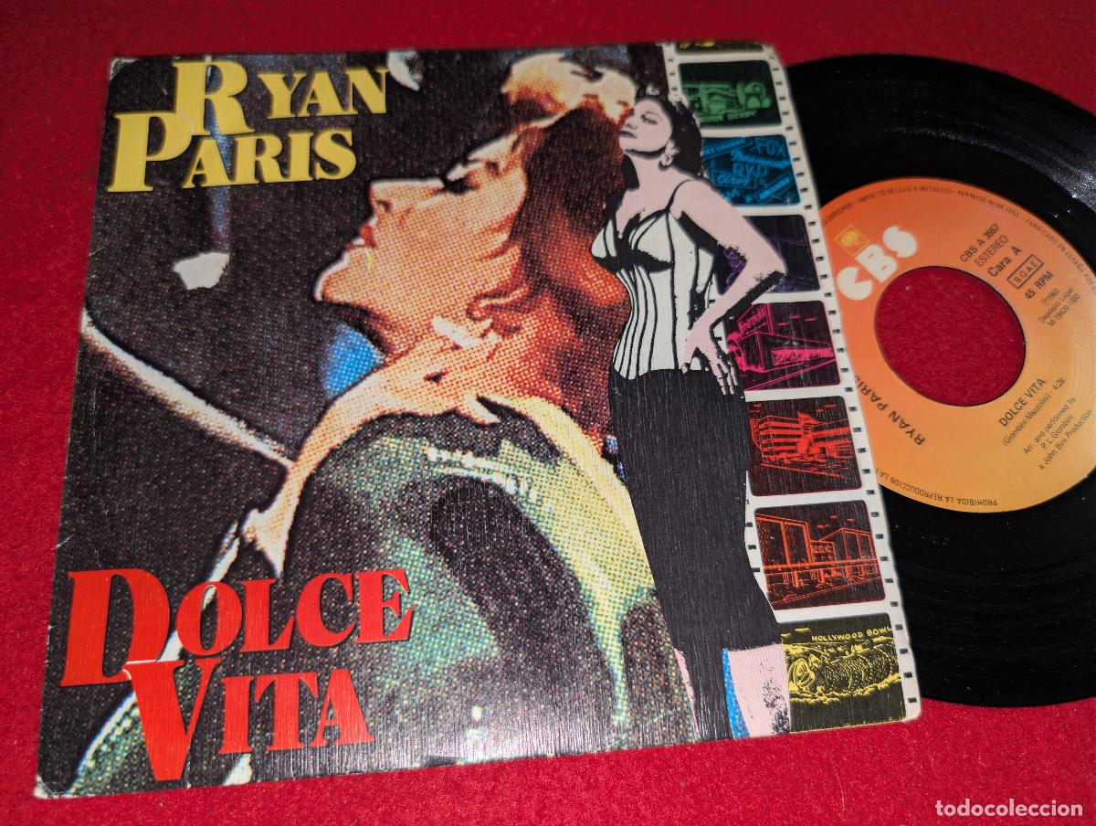 Discos de vinilo: RYAN PARIS Dolce vita/Instrumental 7'' SINGLE 1983 CBS ESPA&Ntilde;A SPAIN