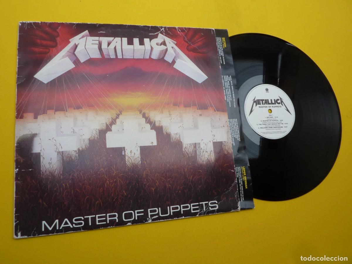 Discos de vinilo: LP METALLICA - Master Of Puppets - Edicion EUROPEA - 838 141-1 (EX-/EX-)
