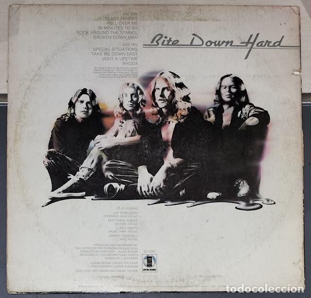 Discos de vinilo: Jo Jo Gunne - Bite Down Hard - LP Asylum Records ref. SD 5065. Ed. US 1973. - Foto 4
