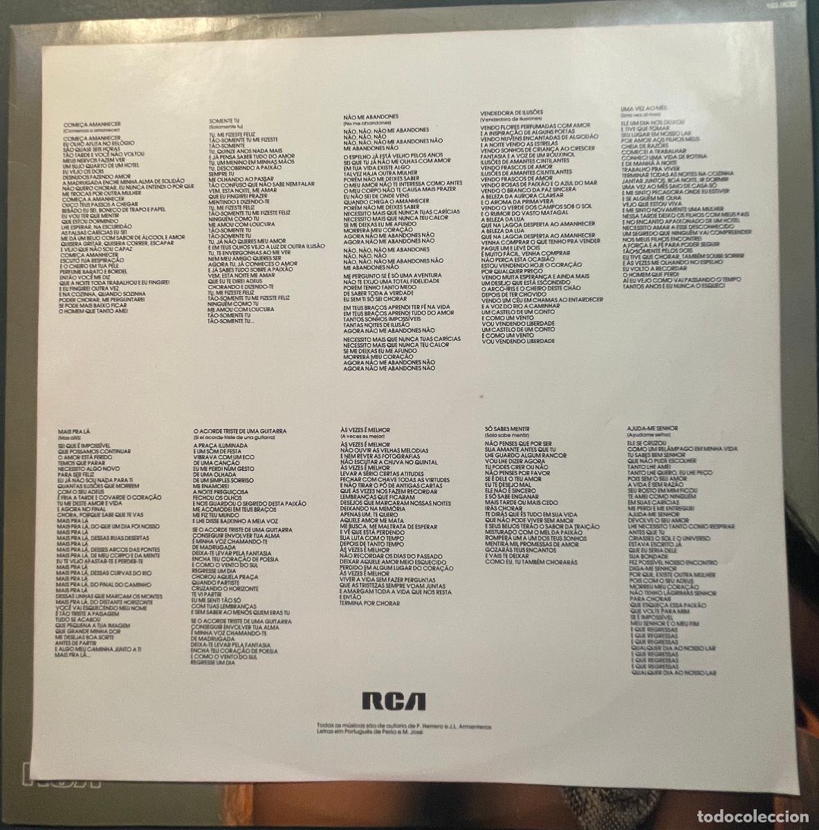 Discos de vinilo: PERLA / CONFIDENCIAS / LP RCA 1982 / BRASIL - Foto 4