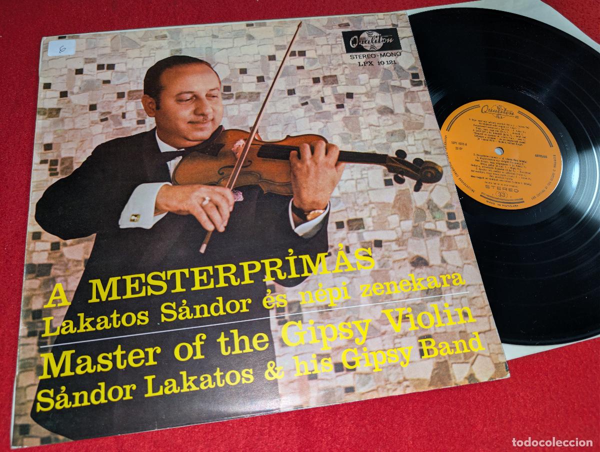 Discos de vinilo: SANDOR LAKATOS & GIPSY BAND Master of the gipsy violin LP Quality HUNGARY HUNGRIA
