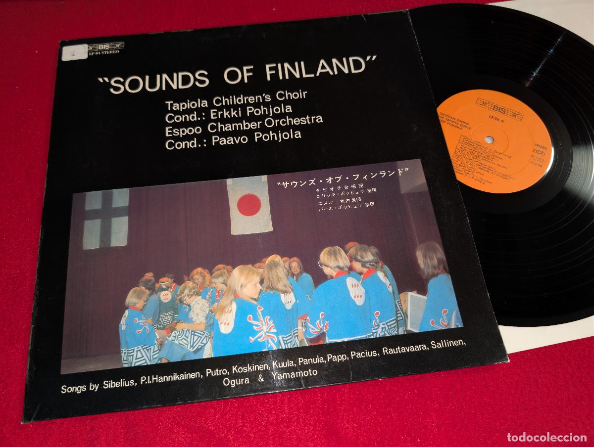 Discos de vinilo: OGURA & YAMAMOTO TAPIOLA CHILDREN'S CHOIR Sounds of Finland LP BIS WEST GERMANY