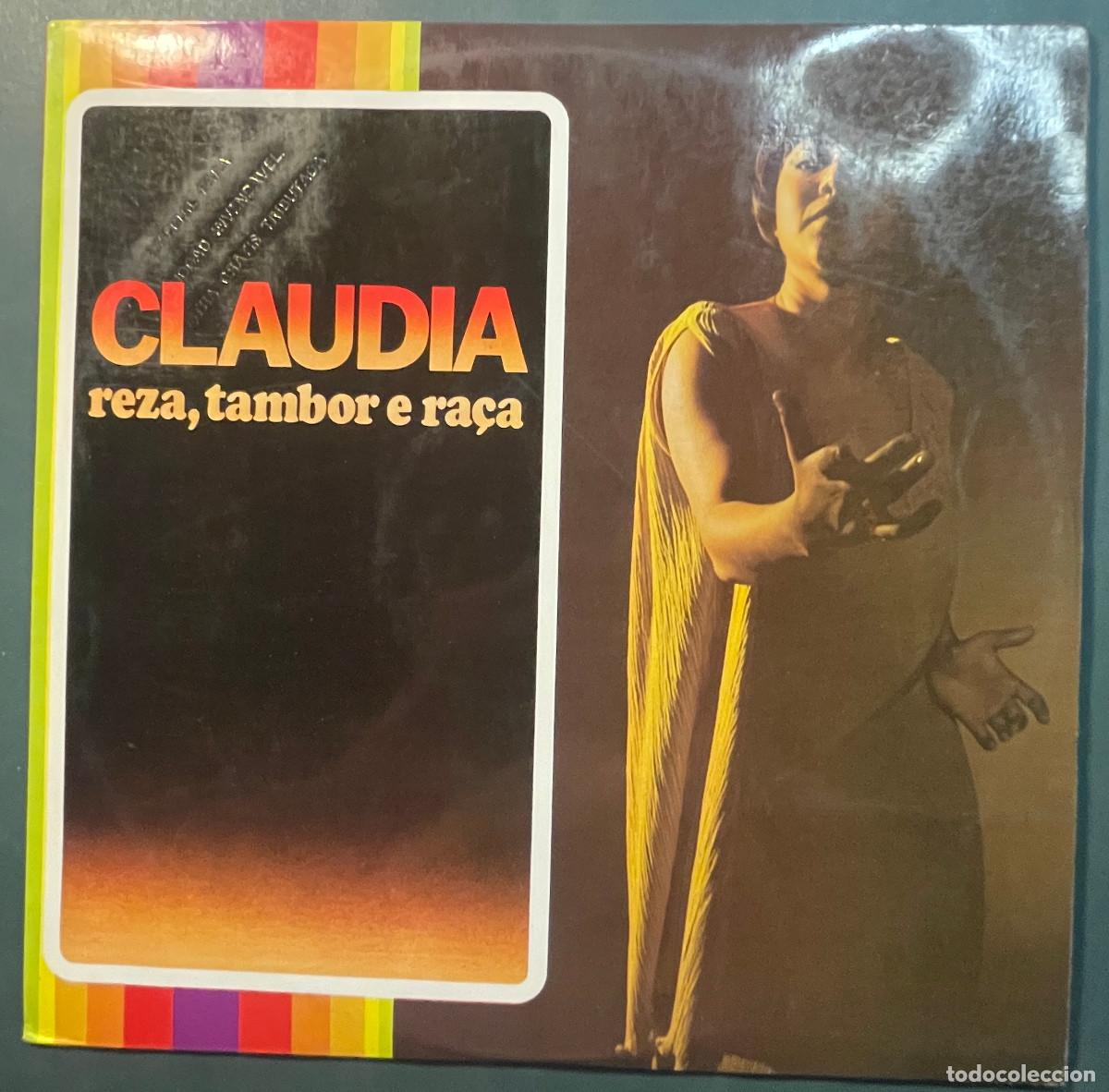 Discos de vinil: CLAUDIA / REZA, TAMBOR E RA&Ccedil;A / LP RCA 1977 / BRASIL