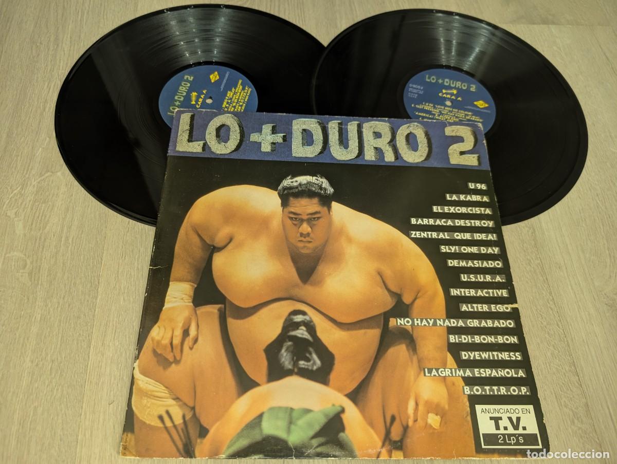 Discos de vinilo: LO MAS DURO 2 ..3 LP&acute;S GATEFOLD - DE MAX - 1993 - HOUSE DANCE TRAN MUSC.. SNAP,DOUBLE VISION .. ETC