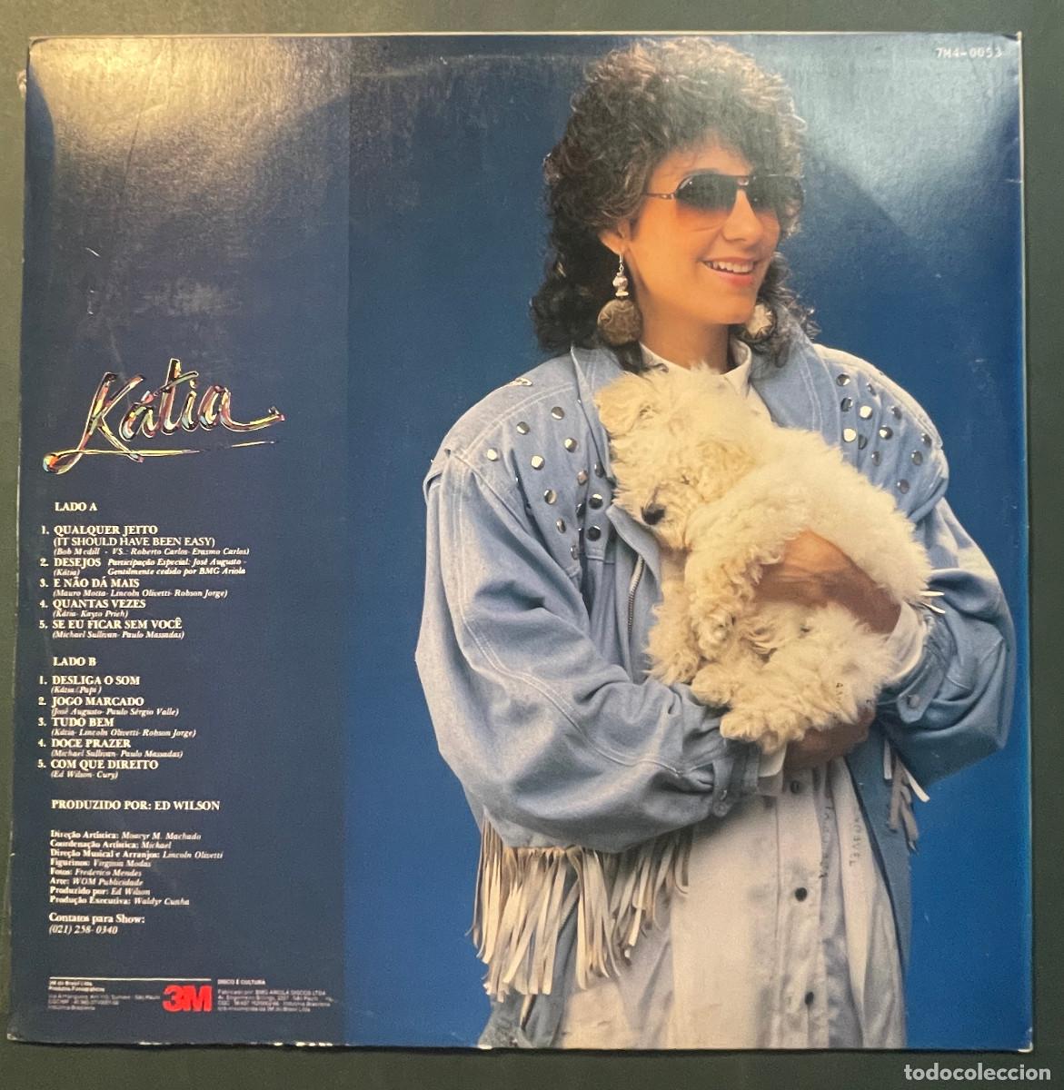 Discos de vinilo: KATIA / KATIA / LP 3M 1987 / BRASIL - Foto 2