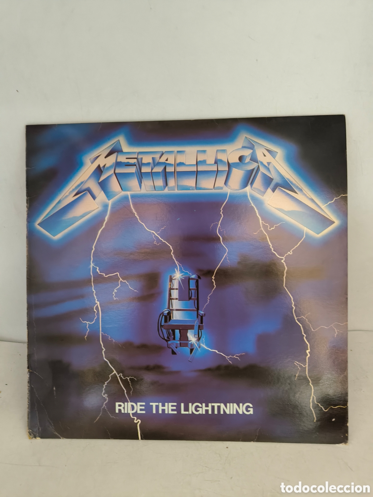 Discos de vinilo: LP Metallica. Ride The lightning.