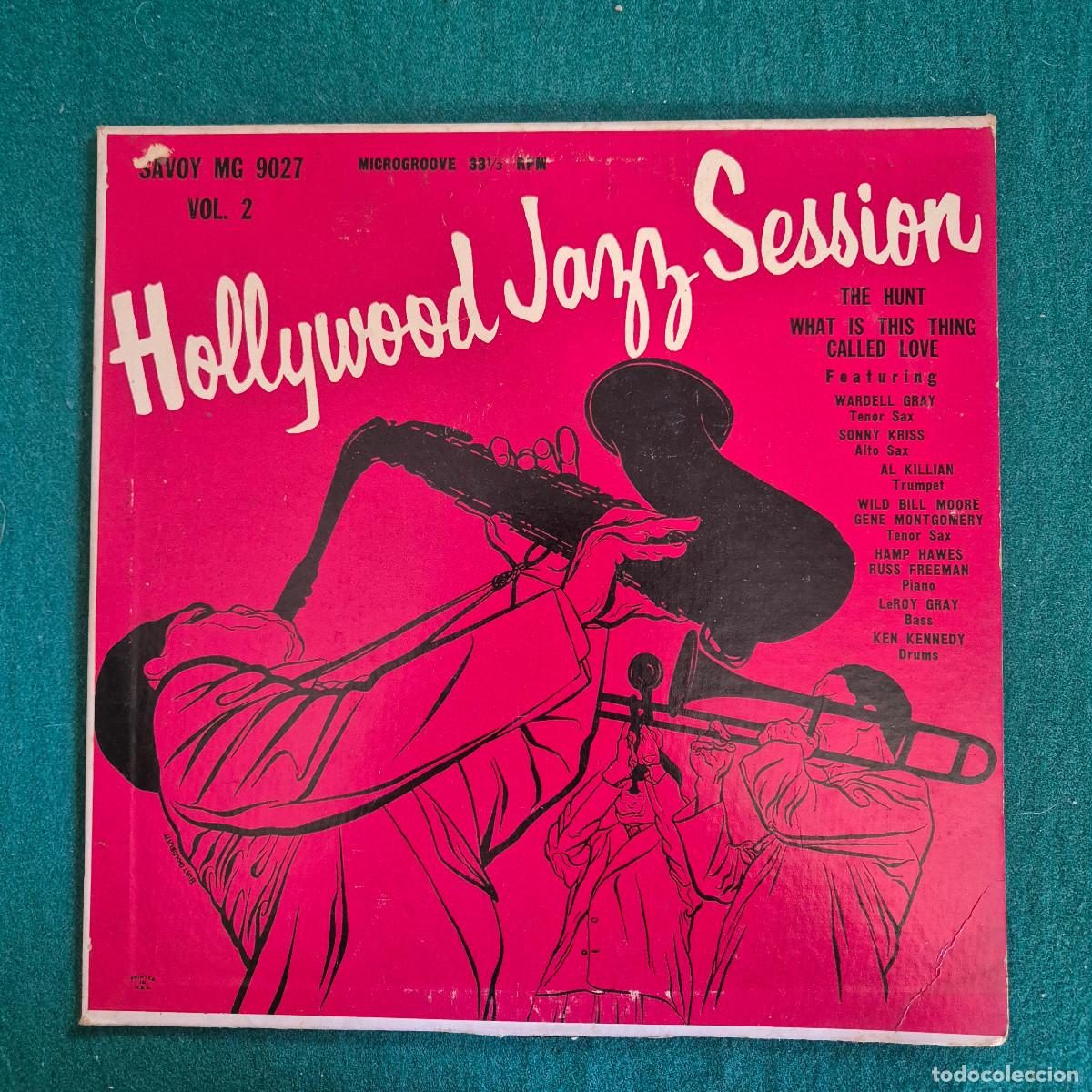 Discos de vinilo: Wardell Gray / Sonny Kriss* / Al Killian / Wild Bill Moore* Hollywood Jazz Session - Vol. 2 10&rdquo; LP