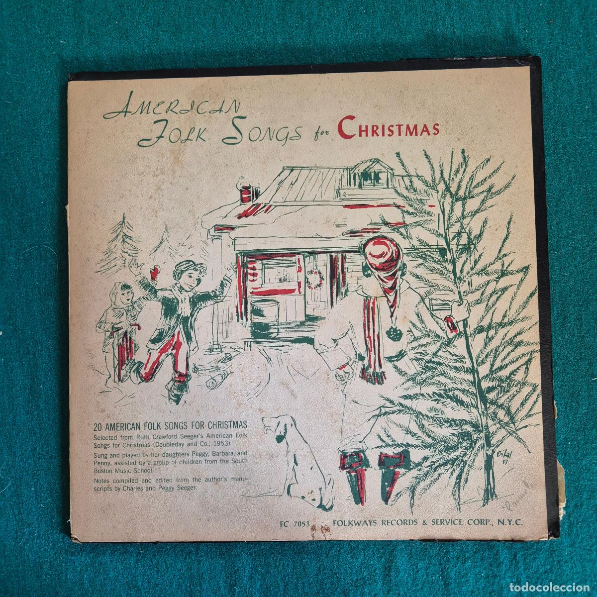 Discos de vinilo: Peggy*, Barbara* And Penny Seeger &ndash; American Folk Songs For Christmas 10&rdquo; LP
