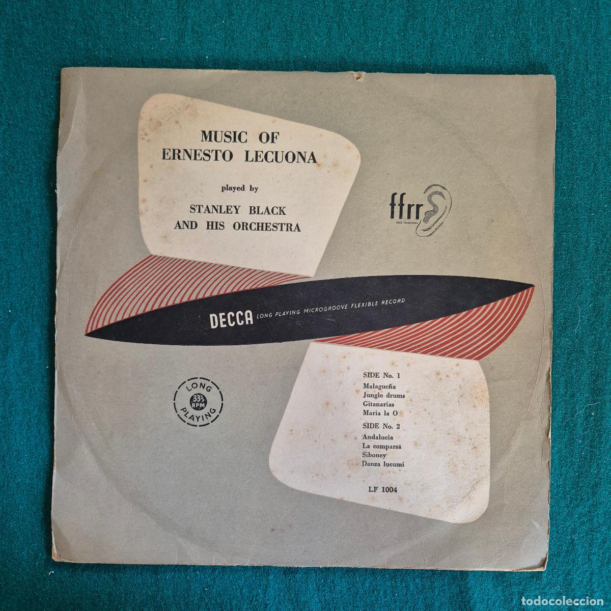 Discos de vinilo: Stanley Black & His Orchestra &ndash; Music Of Ernesto Lecuona 10&rdquo; LP