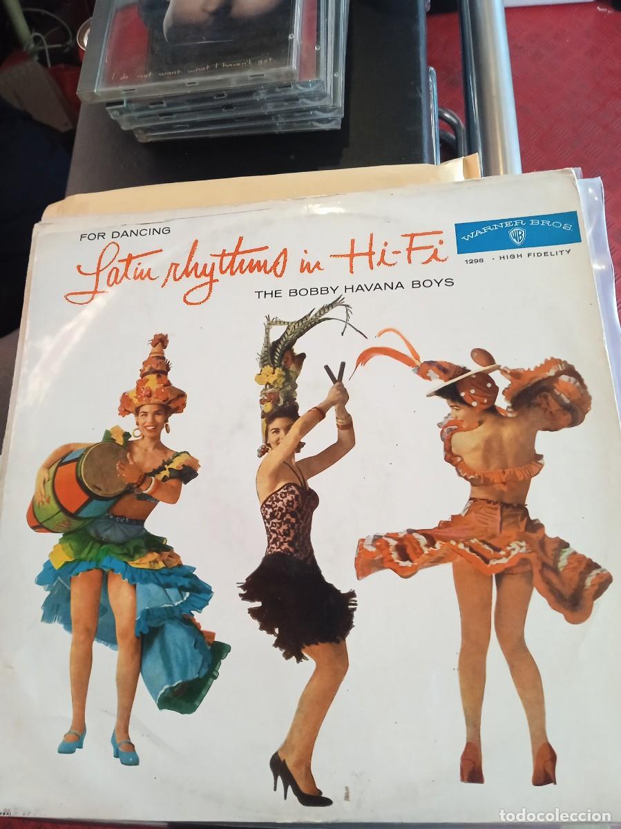 Discos de vinilo: THE BOBBY HAVANA BOYS- LATIN RHYTHMS IN HI-FI. FOR DANCING. LP