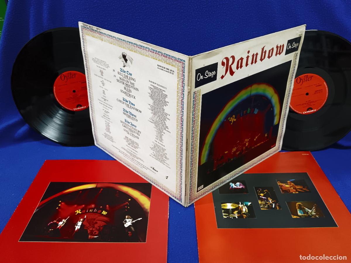 Discos de vinilo: RAINBOW - ON STAGE - 2LP MADE IN ENGLAND DE 1977 - INSERTOS CON FOTOS -