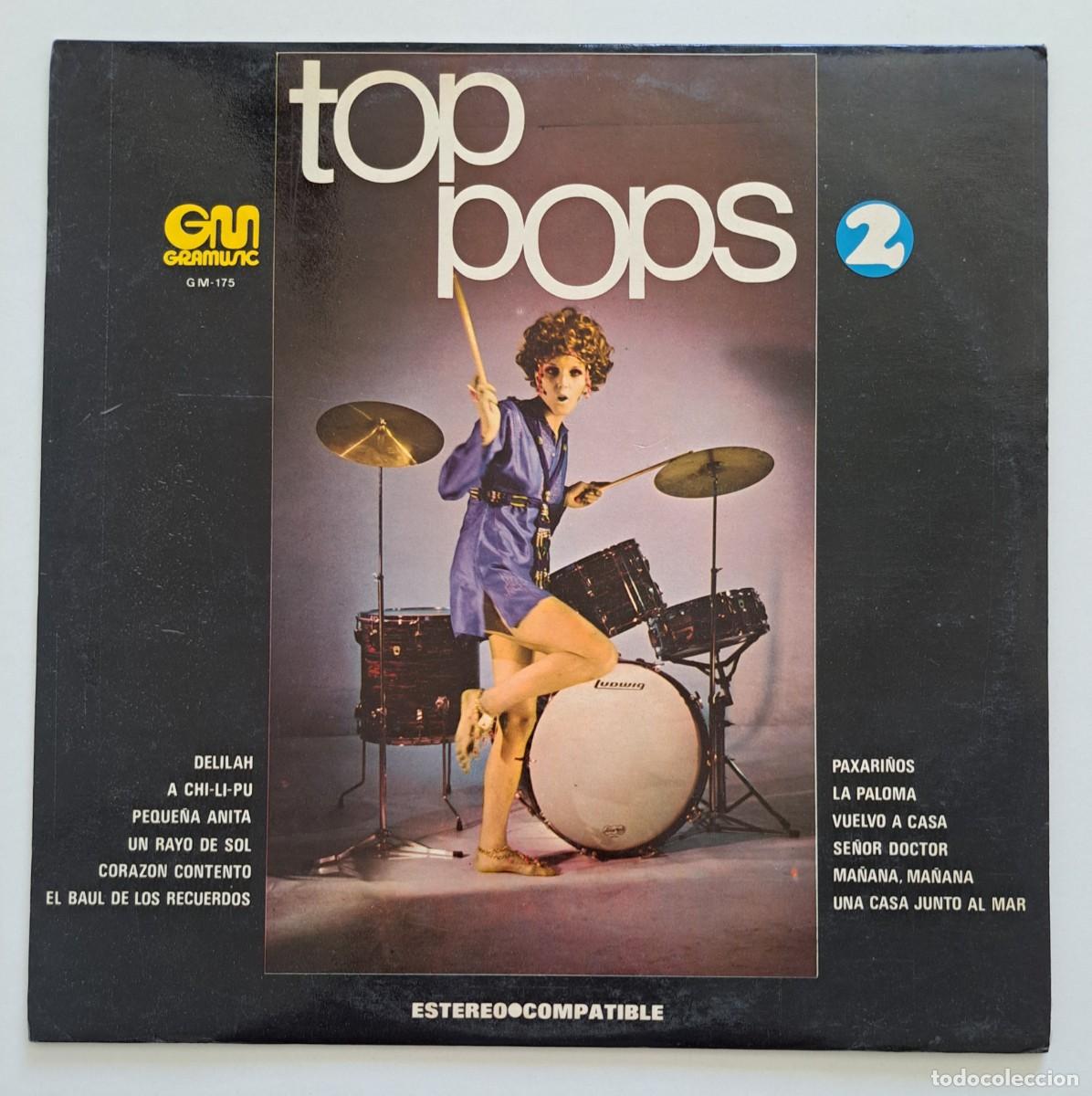 Discos de vinilo: RAFAEL IBARBIA Y MARIO SELLES - TOP POPS (VOLUMEN II) - Gramusic &ndash; GM-175 - SPAIN 1972