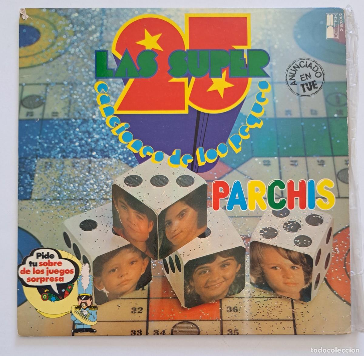 Discos de vinilo: PARCHIS - LA SUPER 25 CANCIONES DE LOS PEQUES (DOBLE LP) - DB Belter &ndash; 2-87.001/2 - SPAIN 1979