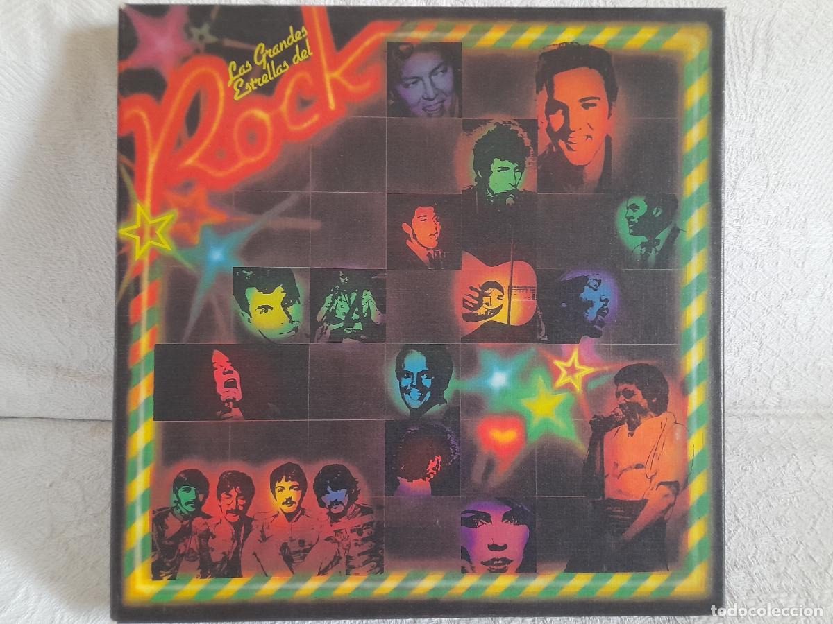Discos de vinilo: LAS GRANDES ESTRELLAS DEL ROCK Caja Colecci&oacute;n Sarpe 1.10 con 5 Lps Todo NUEVO.Ver titulos y dem&aacute;s in