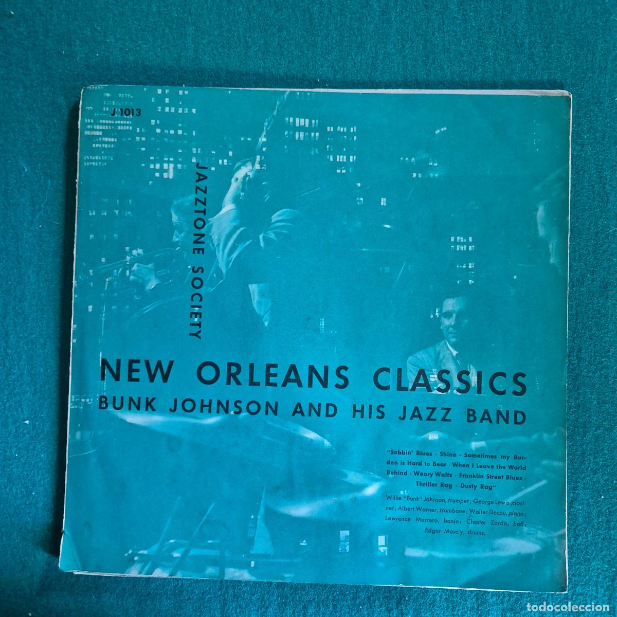 Discos de vinilo: Bunk Johnson:New Orleans Classic 10&rdquo; LP - Foto 1